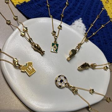 COLAR ESTRELAS DOURADO