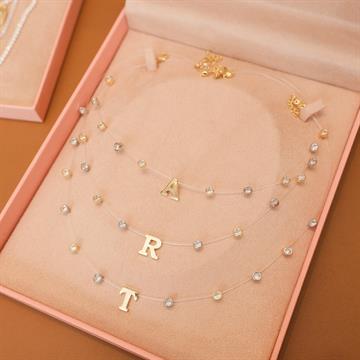 COLAR NYLON  PONTO DE LUZ LETRAS