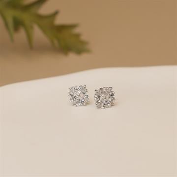 AG BRINCO FLOR RAMALHETE CRISTAL