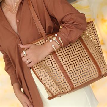 BOLSA FIBRA TRABALHADA G