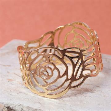 BRACELETE VAZADO FLOR