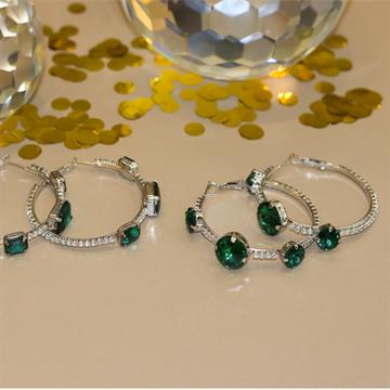 BRINCO ARGOLA PEDRAS