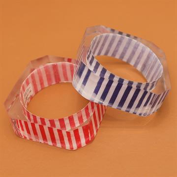 BRACELETE QUADRADO LISTRAS