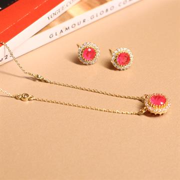 CONJUNTO REDONDO CRAVEJADO