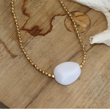 COLAR PEDRA BRANCA
