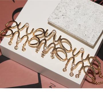 COLAR CHOKER ESTRUTURADO E PEROLAS