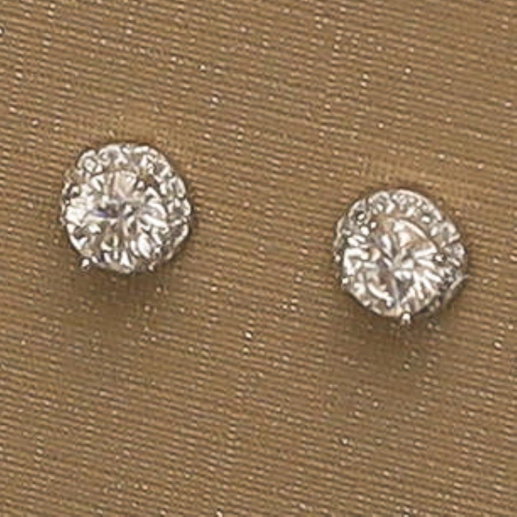 AG BRINCO SOLITARIO MOISSANITE 3MM