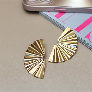 BRINCO LEQUE DOURADO