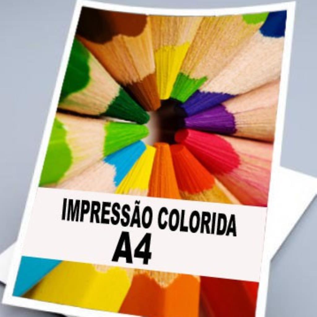 Impressão colorida