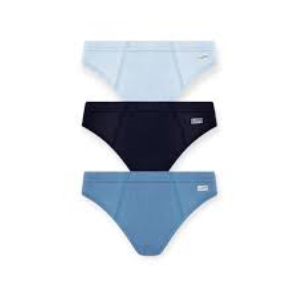 KIT 3 CUECA SLIP LUPO TAMANHO P DE 3 A 5 ANOS