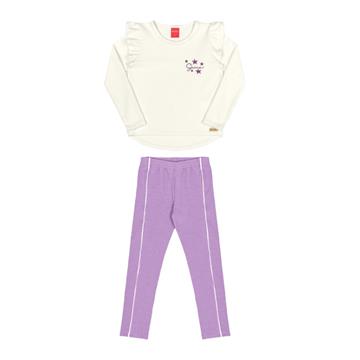 CONJUNTO FEMININO MOLETOM E MOLECOTTON TAM 8 KELY KETY