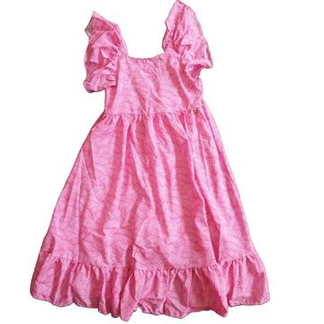 VESTIDO LONGUETE EM OLIMPYA TAMANHO 6 POKOTINHA