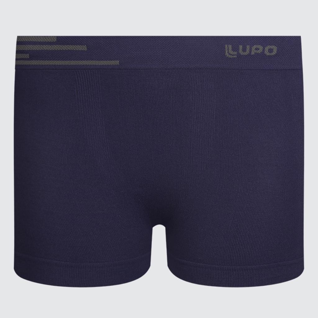 CUECA INFANTIL LUPO BOXER MICROFIBRA MARINHO TAM G 9 A 11 ANOS