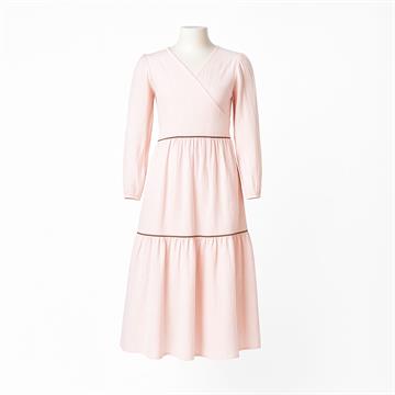 VESTIDO MIDI INVERNO TAM 10 ROSA CARINHOSO