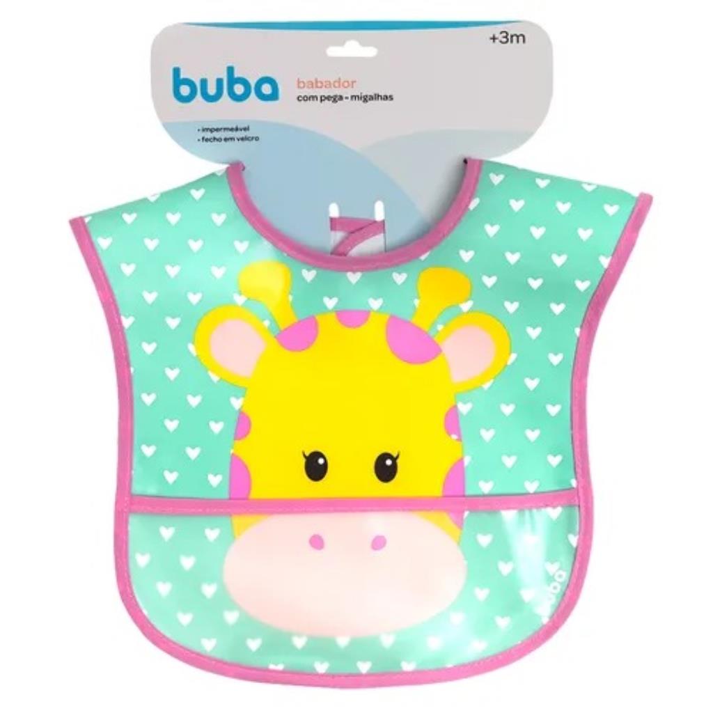 BABADOR COM BOLSO GIRAFA BUBA