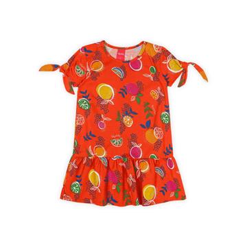 VESTIDO VERAO TAM 4 KELY KETY MALHA ESTAMPADA