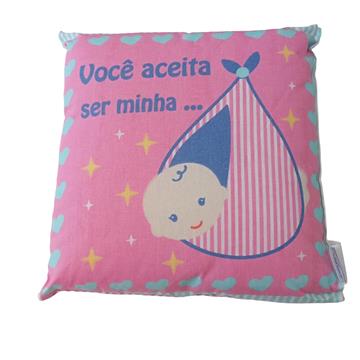 ALMOFADA VOCE ACEITAR SER MINHA DINDA PARA SEMPRE