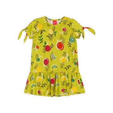 VESTIDO VERAO TAM 4 KELY KETY MALHA ESTAMPADA