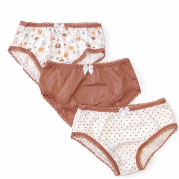 KIT CALCINHA INFANTIL 3 UN LUPO TAMANHO G 9 A 12 ANOS