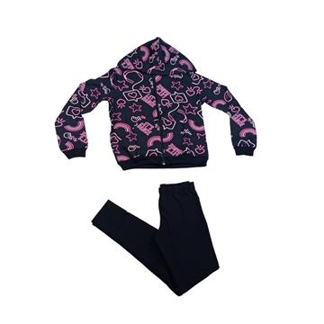 CONJ FEM MOLETOM ZIPER/CAPUZ/BOLSO TAM 10 MALWEE