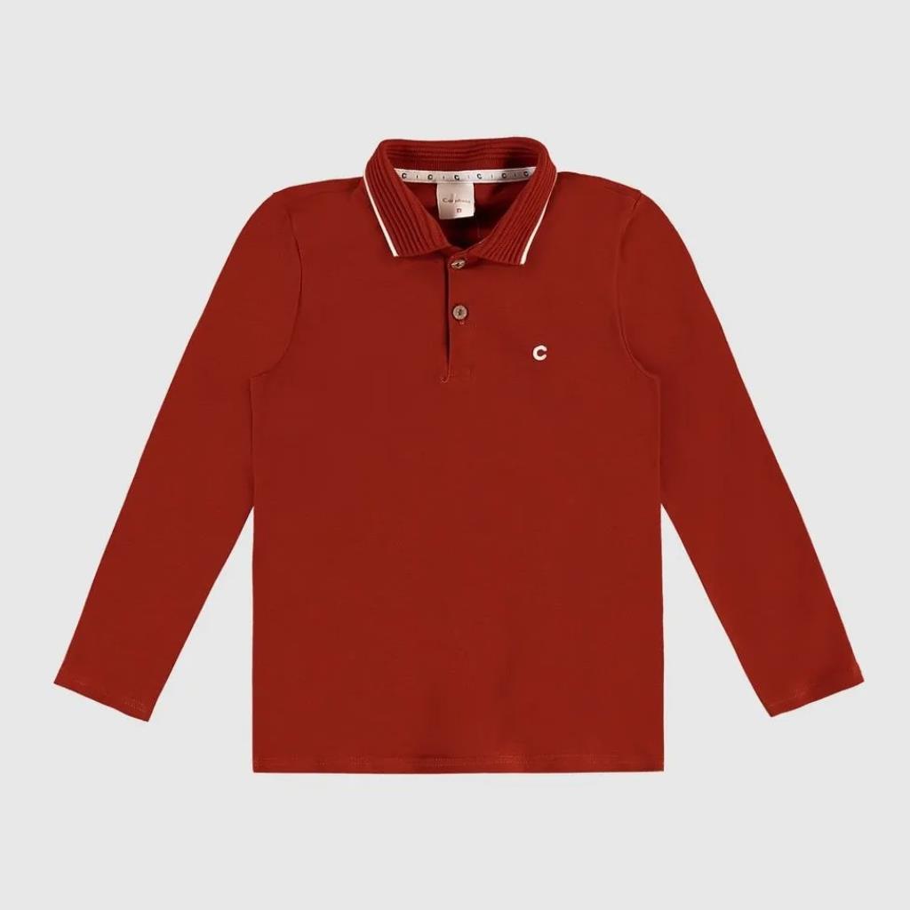 CAMISA POLO INVERNO TAM 2 CARINHOSO