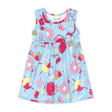 VESTIDO VERAO TAM g KELY KETY MALHA ESTAMPADA
