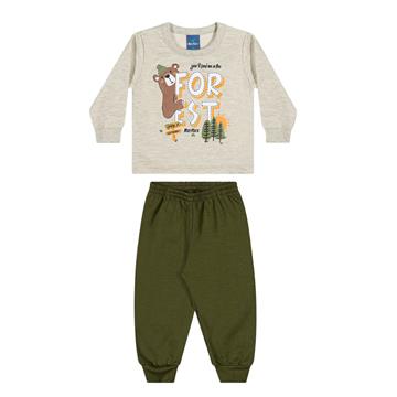 CONJUNTO MASC MOLETOM TAM 02 REI REX