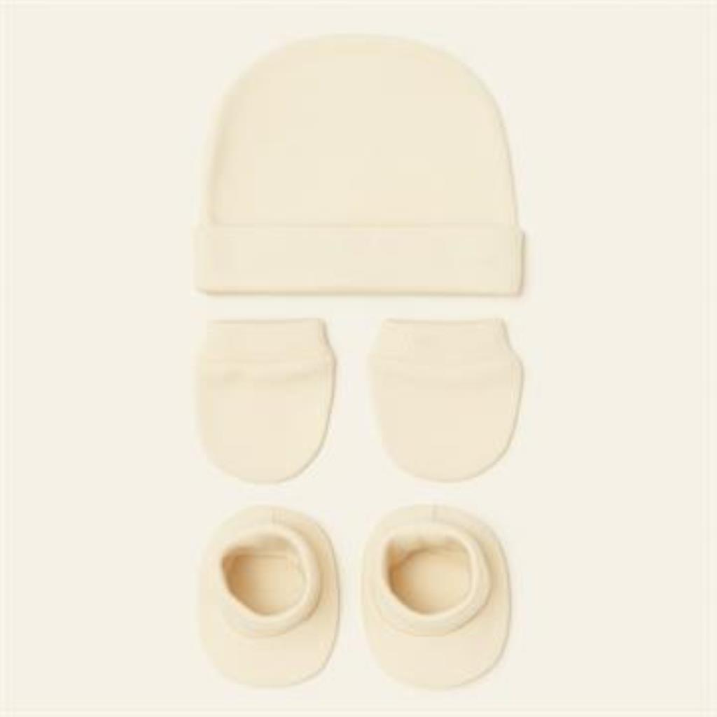 KIT TOUCA LUVA E SAPATINHO