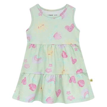 VESTIDO VERAO TAMANHO 03 MESES CARINHOSO