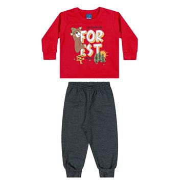 CONJUNTO MASC MOLETOM TAM 02 REI REX