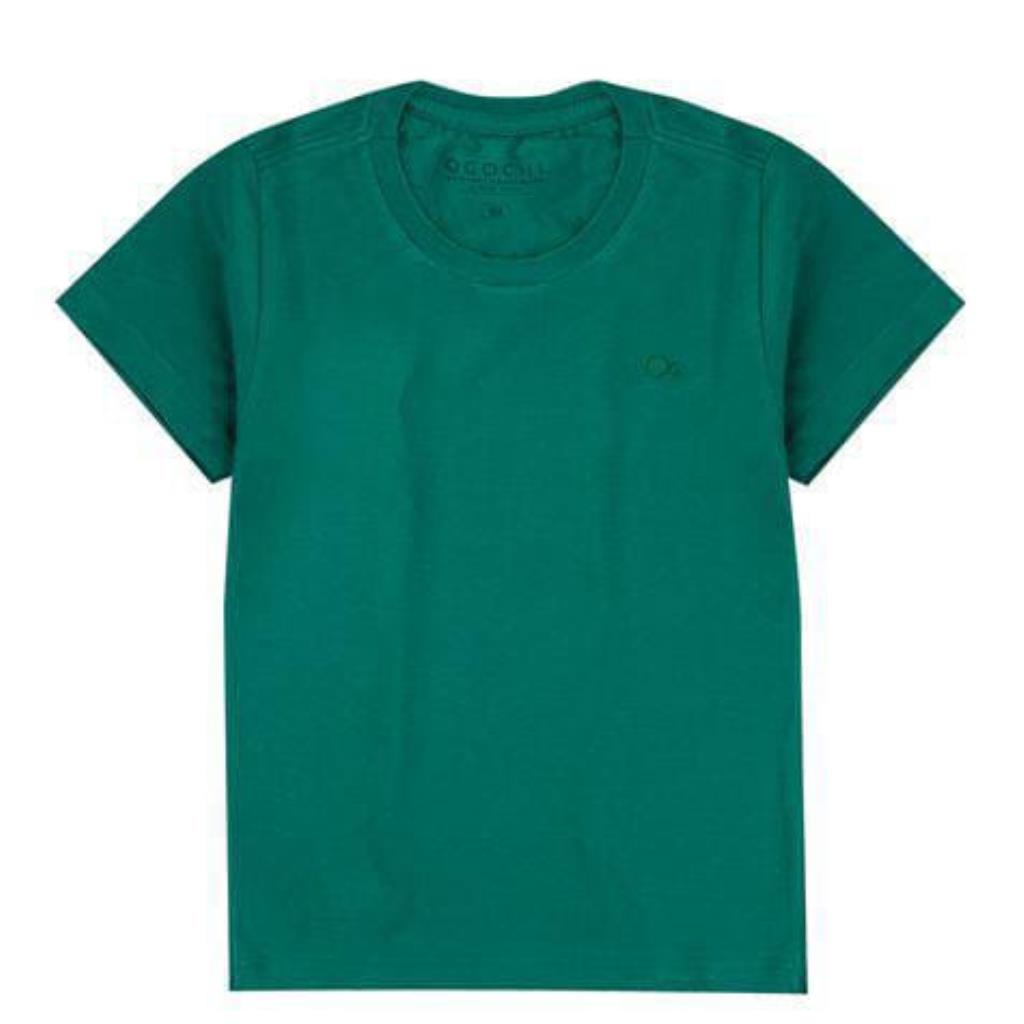 CAMISETA MASCULINA VERDE TAMANHO 8 OGOCHI
