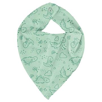BABADOR BANDANA COM BOTAO DINO VERDE