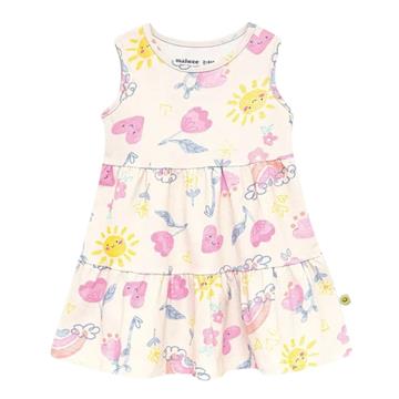 VESTIDO VERAO TAMANHO 06 MESES CARINHOSO