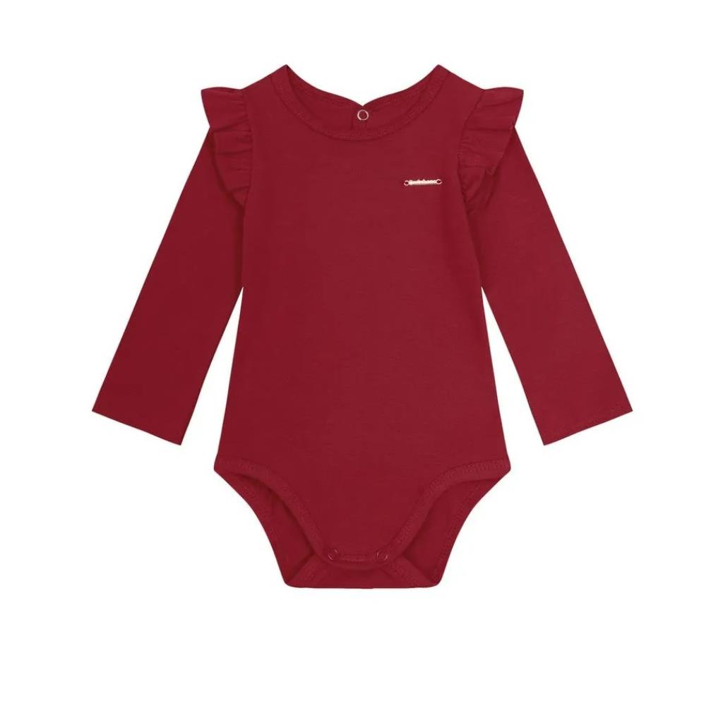 BODY FEM TAM G CARINHOSO VERMELHO