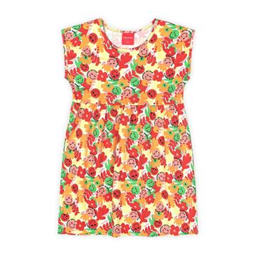 VESTIDO VERAO TAM 3 KELY KETY MALHA ESTAMPADA