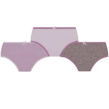 KIT CALCINHA INFANTIL 3 UN LUPO TAMANHO M 6 A 8 ANOS