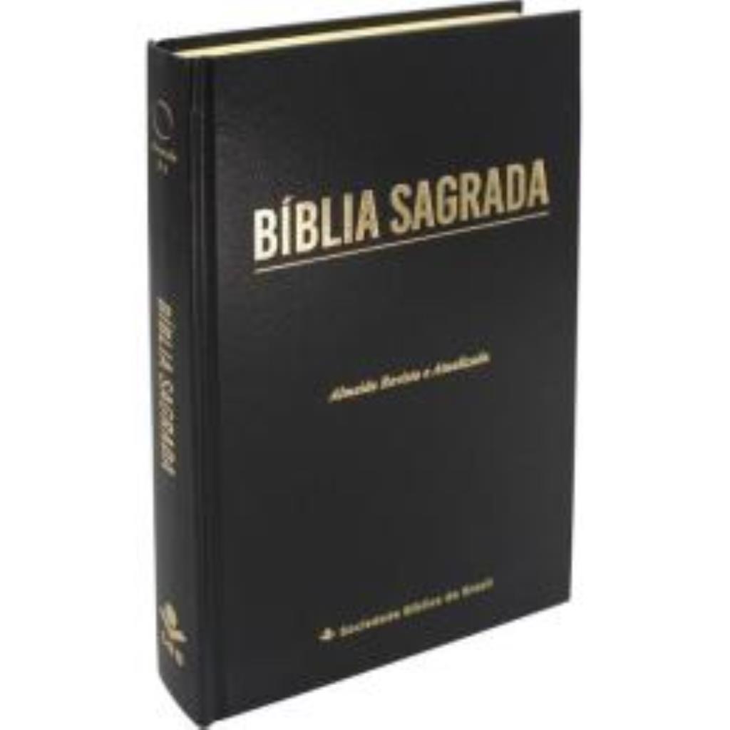 BIBLIA SAGRADA LETRA GRANDE CAPA DURA ALMEIDA REVISTA E ATUALIZADA