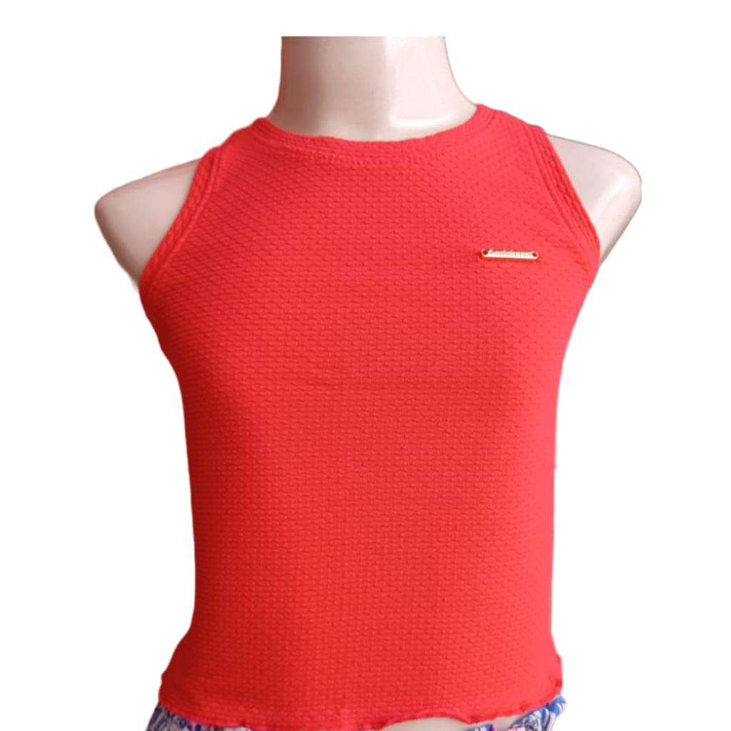 BLUSA VERMELHA FEM TAM 4 CARINHOSO