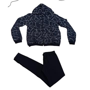 CONJ FEM MOLETOM ZIPER/CAPUZ/BOLSO TAM 16 MALWEE