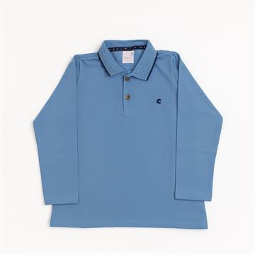 CAMISA POLO TAM 6 INVERNO AZUL
