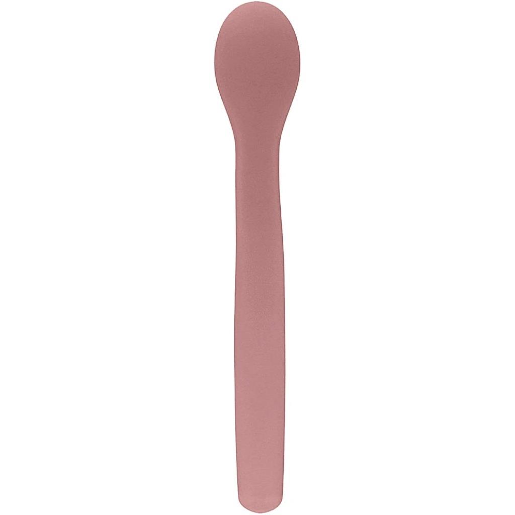 COLHER FLEXIVEL EM SILICONE ROSA BUBA