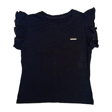 BLUSA FEM CARINHOSO TAM 10 PRETA