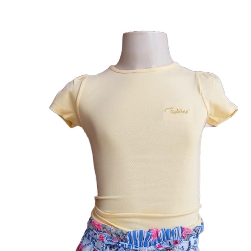 BLUSA AMARELA FEM TAM 16 CARINHOSO