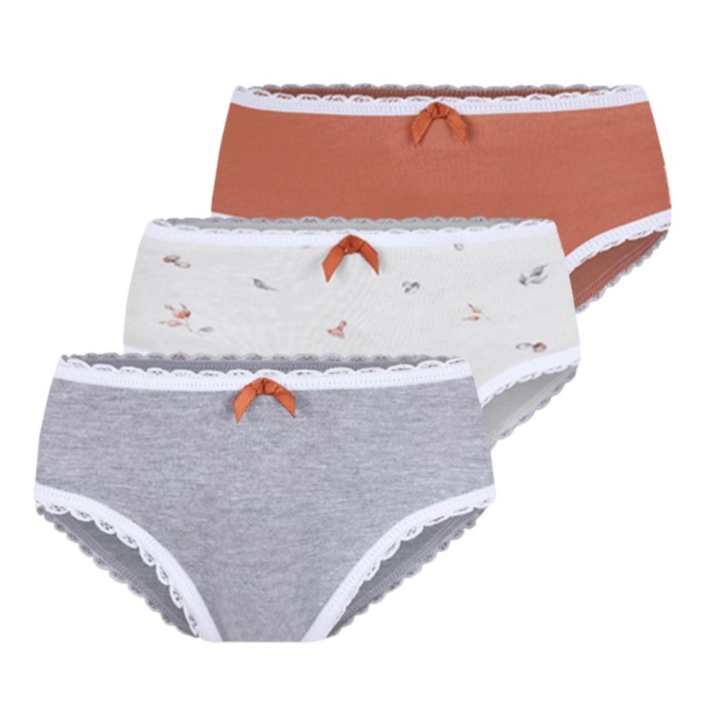 KIT CALCINHA INFANTIL 3 UN LUPO TAMANHO G 9 A 12 ANOS