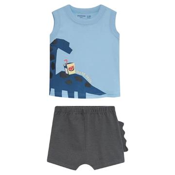 CONJUNTO MASC DINO REGATA 06 MESES