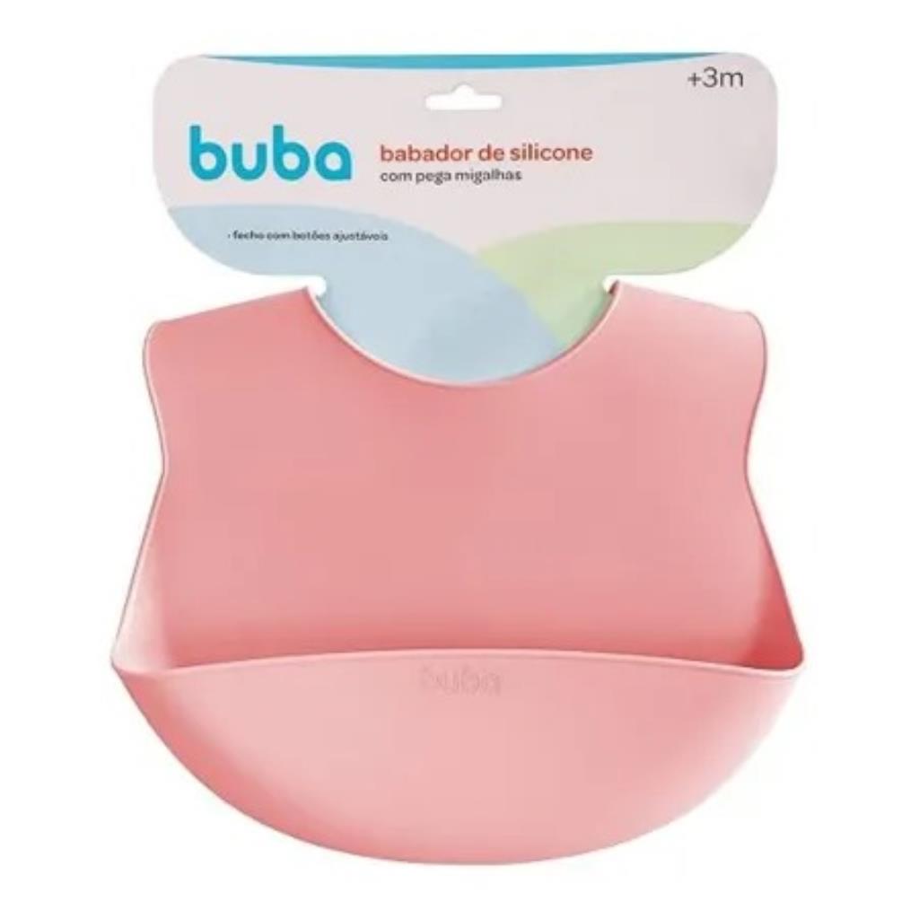 BABADOR SILICONE COM PEGA-MIGALHAS ROSA BUBA