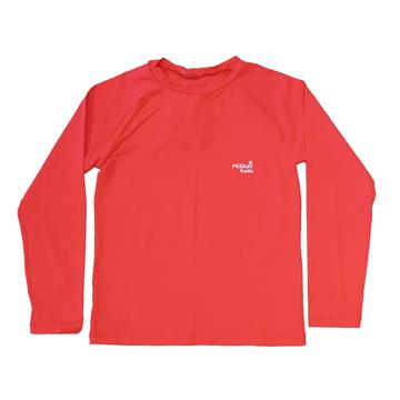 BLUSA COM PROTECAO UV VERMELHA TAMANHO 04 ACQUA MINAS