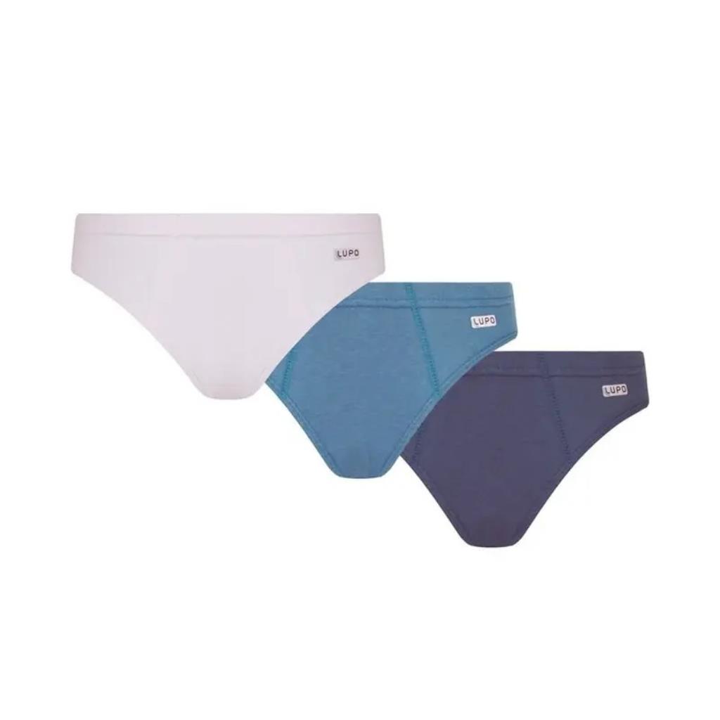 KIT 3 CUECA  TAM P 3 A 5 ANOS LUPO