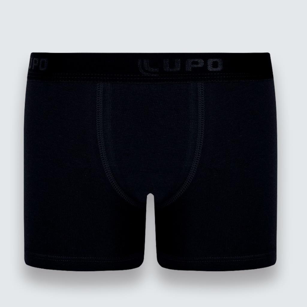 CUECA PRETA ALGODAO TAM P 3 A 6 ANOS LUPO