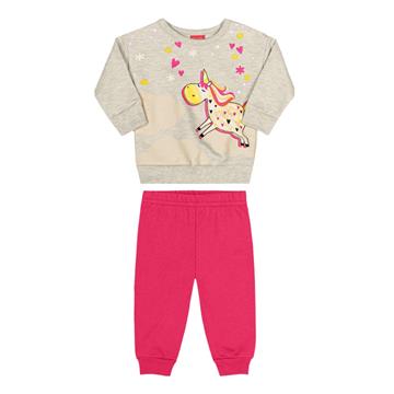 CONJUNTO FEMININO MOLETOM TAM 2 KELY KETY 100% ALGODÃO